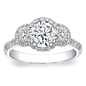 Coast Diamond 3-stone Diamond Engagement Ring