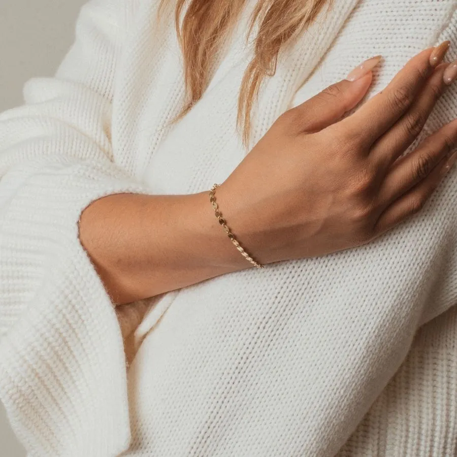 Coin Chain Bracelet