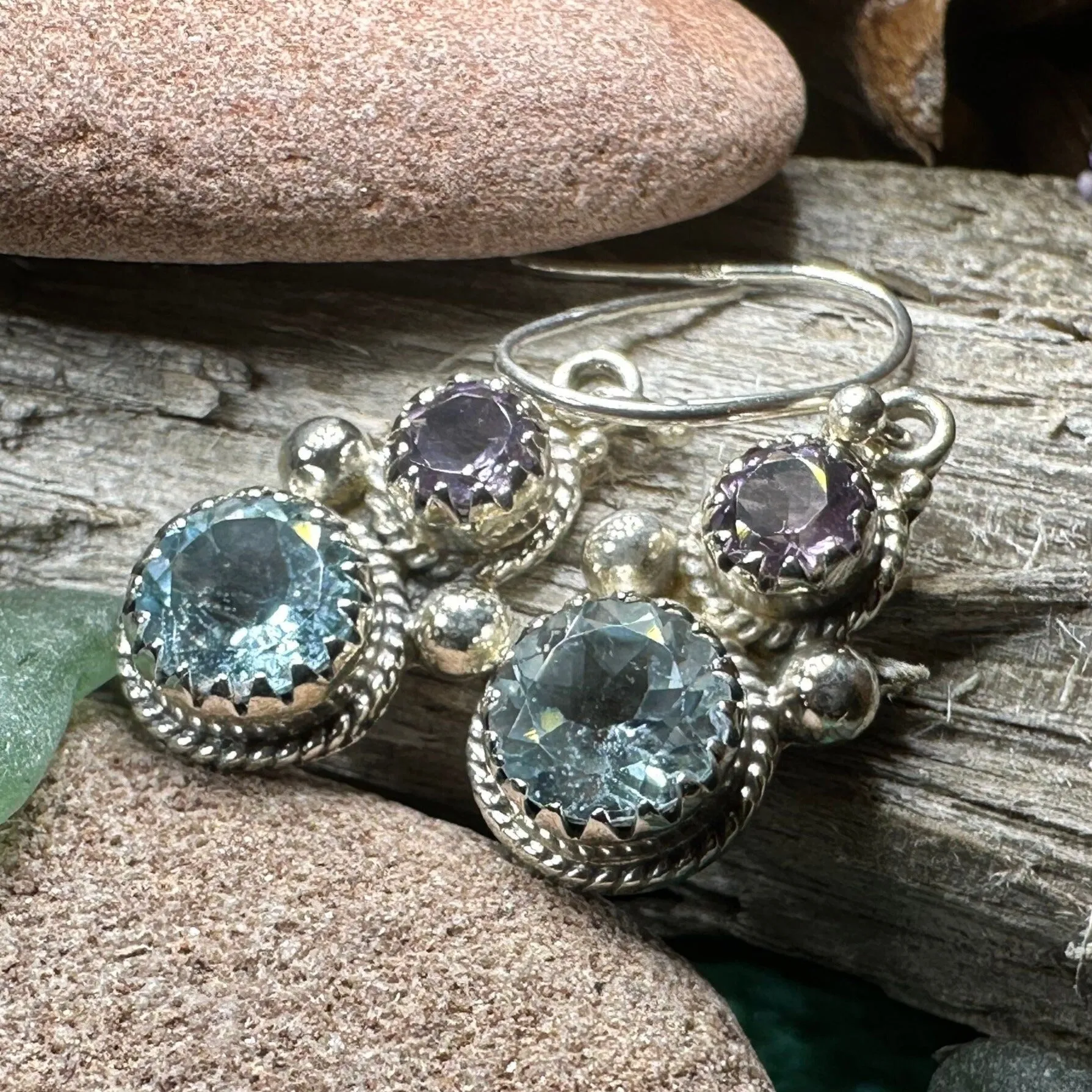 Courtly Love Amethyst Earrings