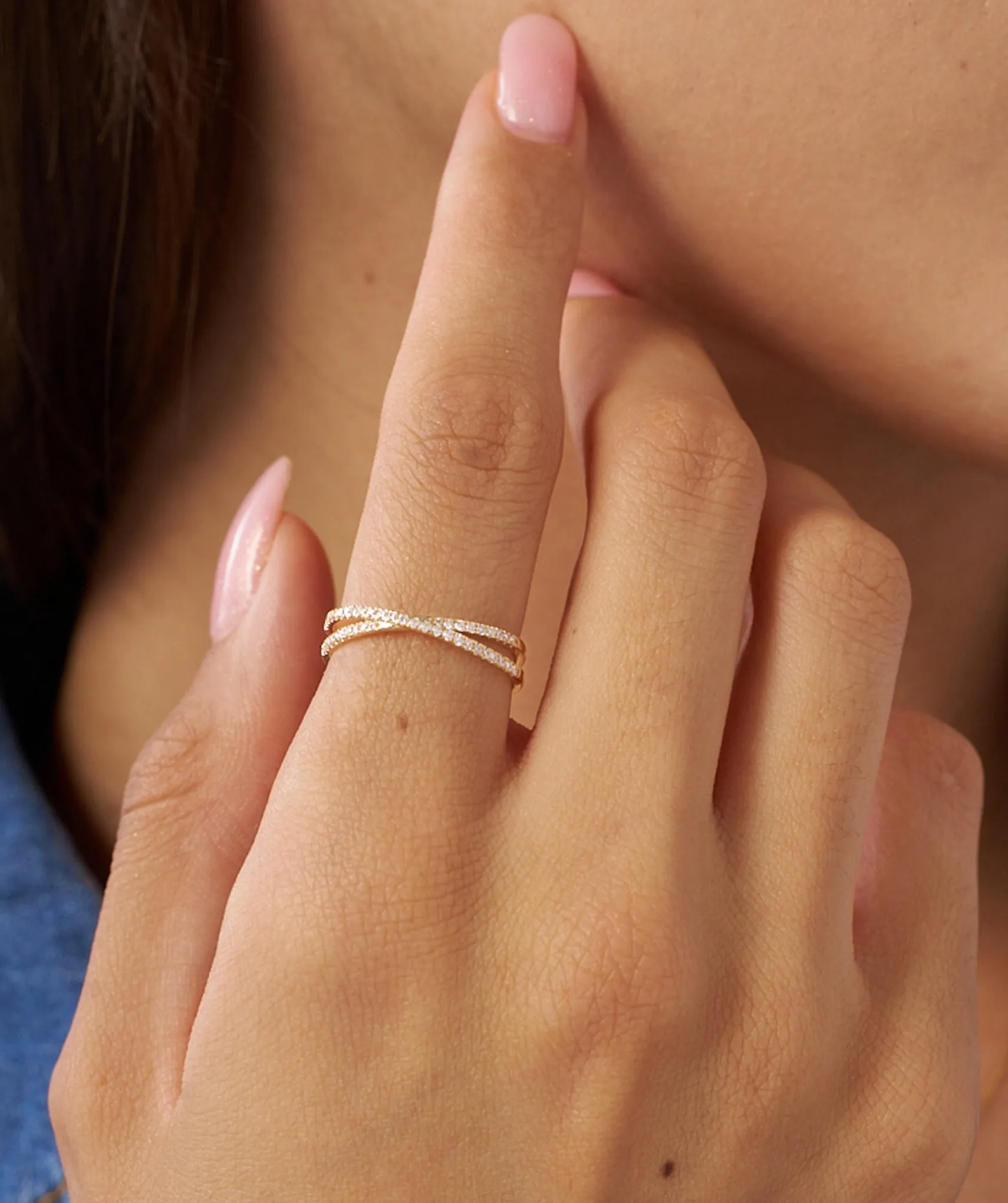 Cross Wedding Band