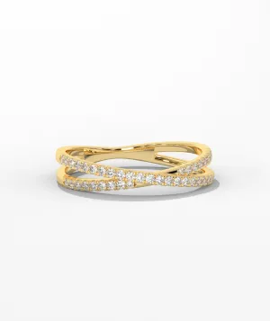 Cross Wedding Band