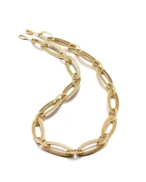Crownwork Flat Link Necklace