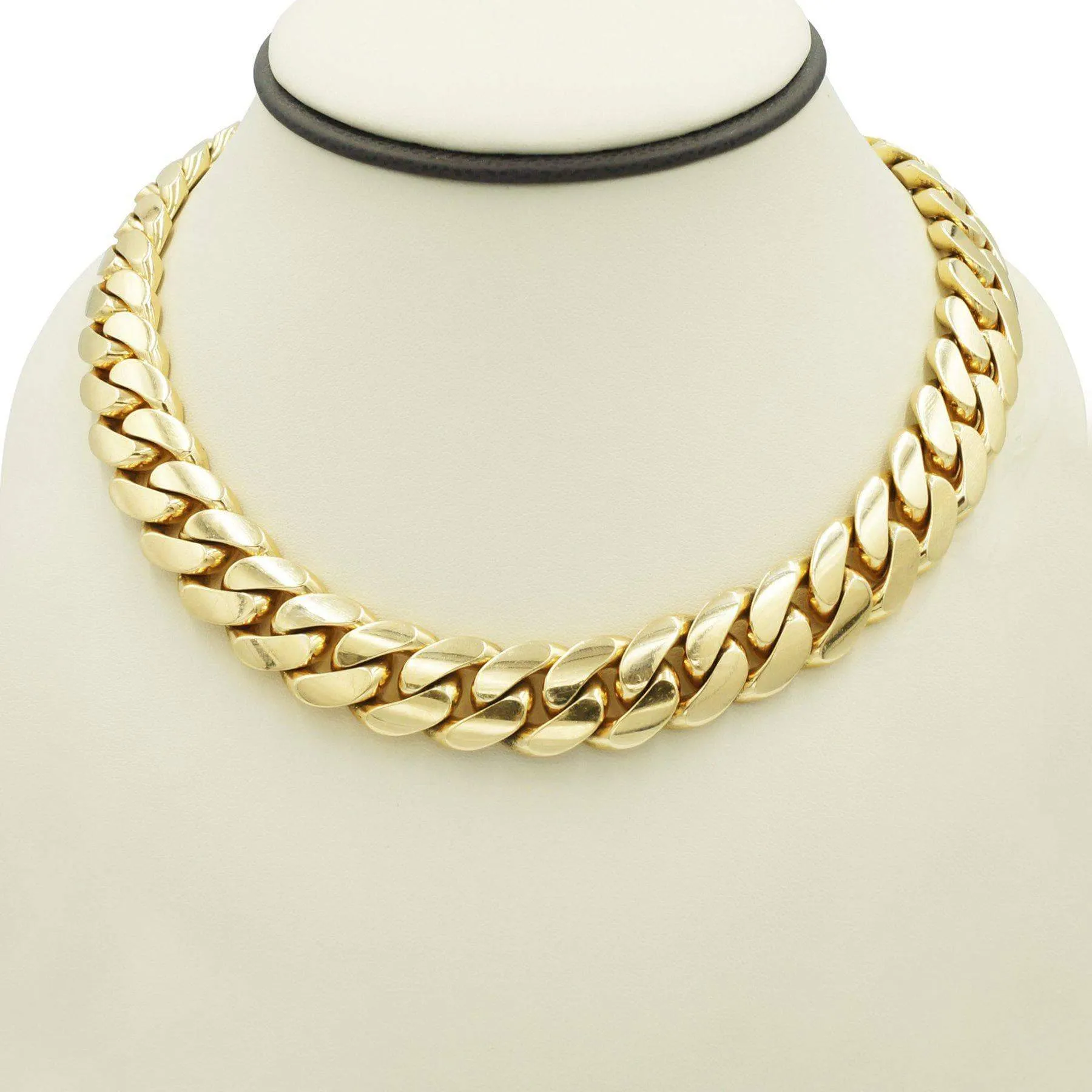 Cuban Link Choker in 10K Solid Gold