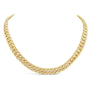 Cuban Link Choker in 10K Solid Gold