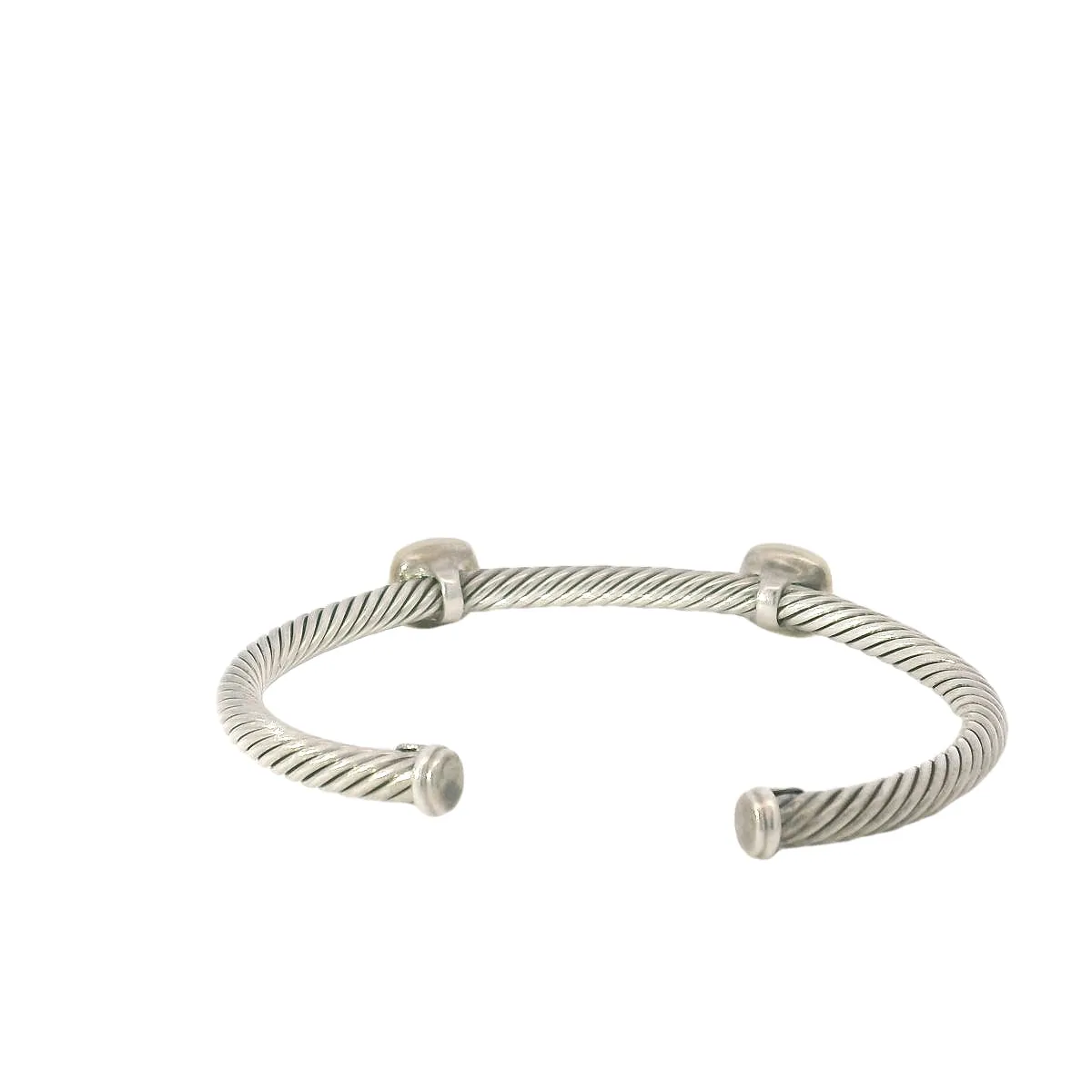 David Yurman Blue Topaz Cable Cuff