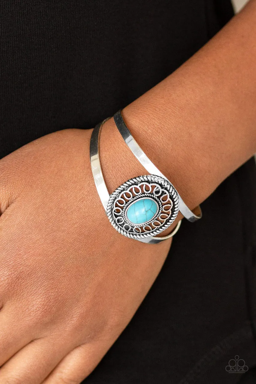 Deep in the TUMBLEWEEDS Blue Paparazzi Bracelet