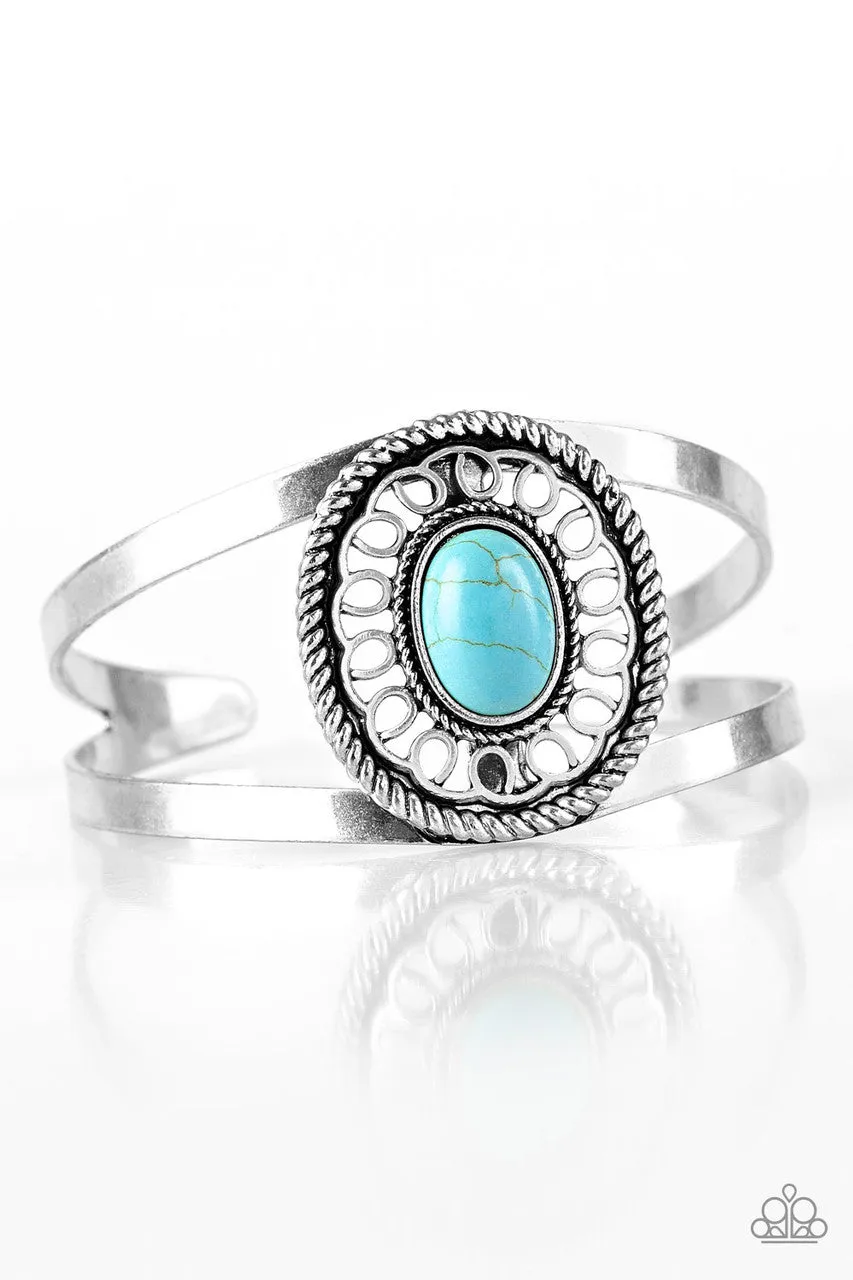 Deep in the TUMBLEWEEDS Blue Paparazzi Bracelet