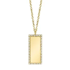 Diamond Bar Leah Necklace