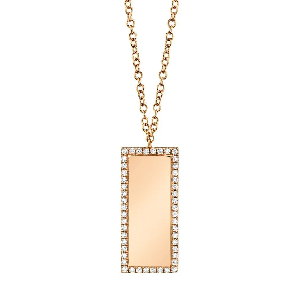 Diamond Bar Leah Necklace
