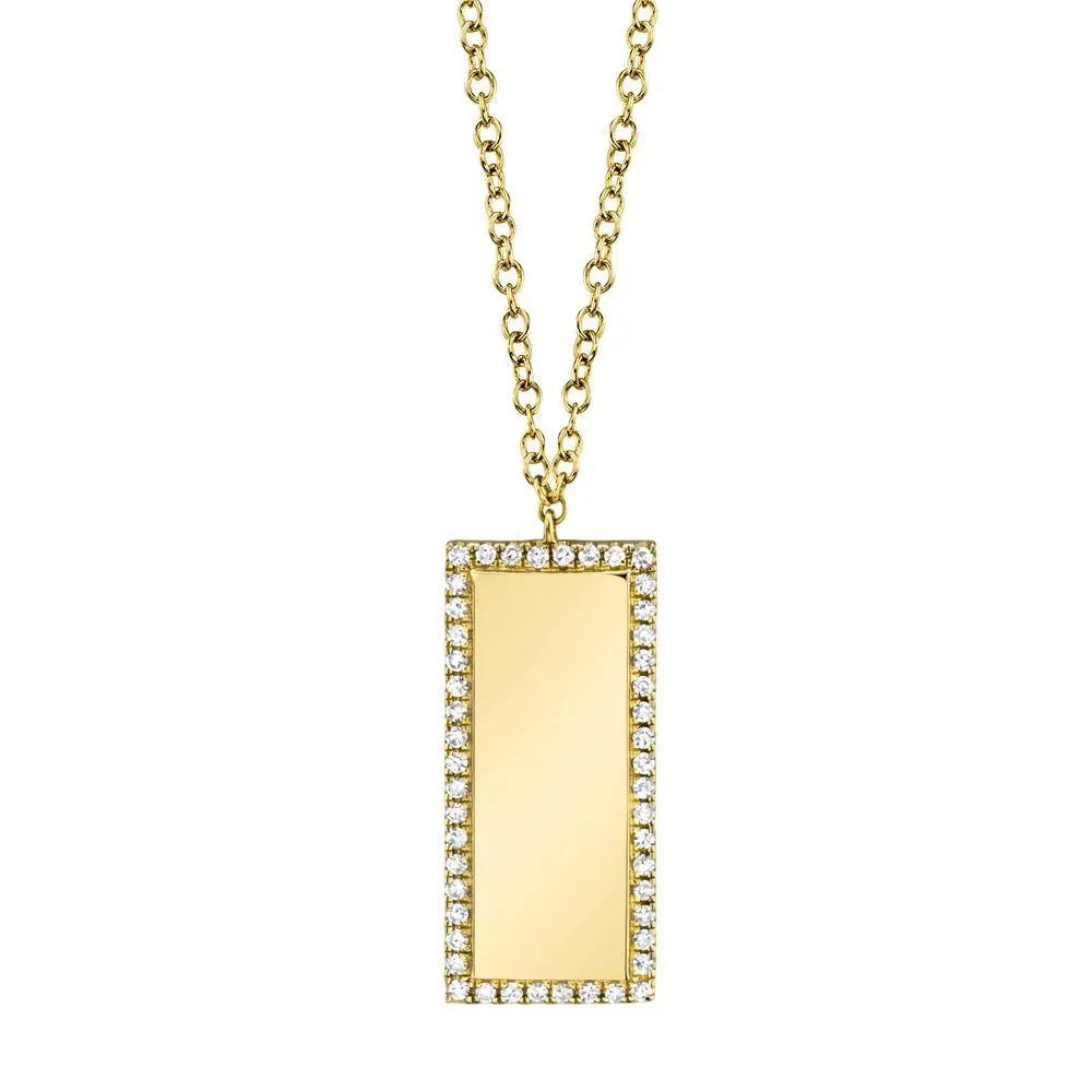 Diamond Bar Leah Necklace