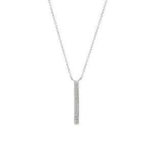 DIAMOND BAR NECKLACE 14K GOLD (0.15 CTW) 2