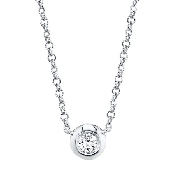 Diamond Bezel Necklace