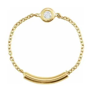 Diamond Bezel Ring