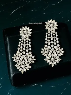 Diamond Dangle Earrings | Bridal Jewelry