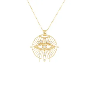 Diamond Eye, Tear, & Sun Dream Maker Necklace