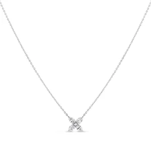 Diamond Flower Pendant