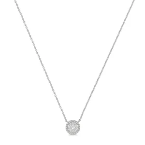 Diamond Illusion Halo Pendant