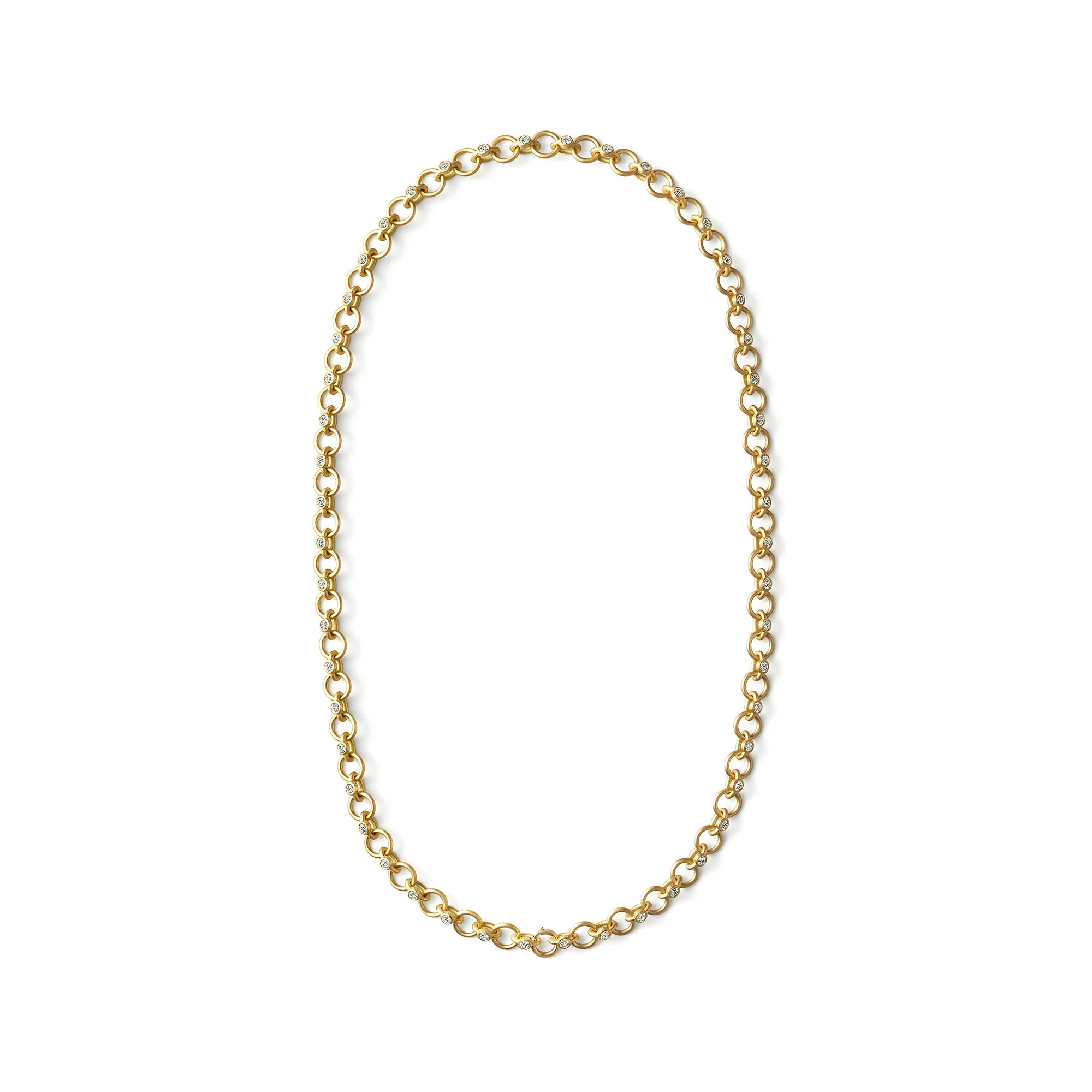 Diamond Link Necklace 02