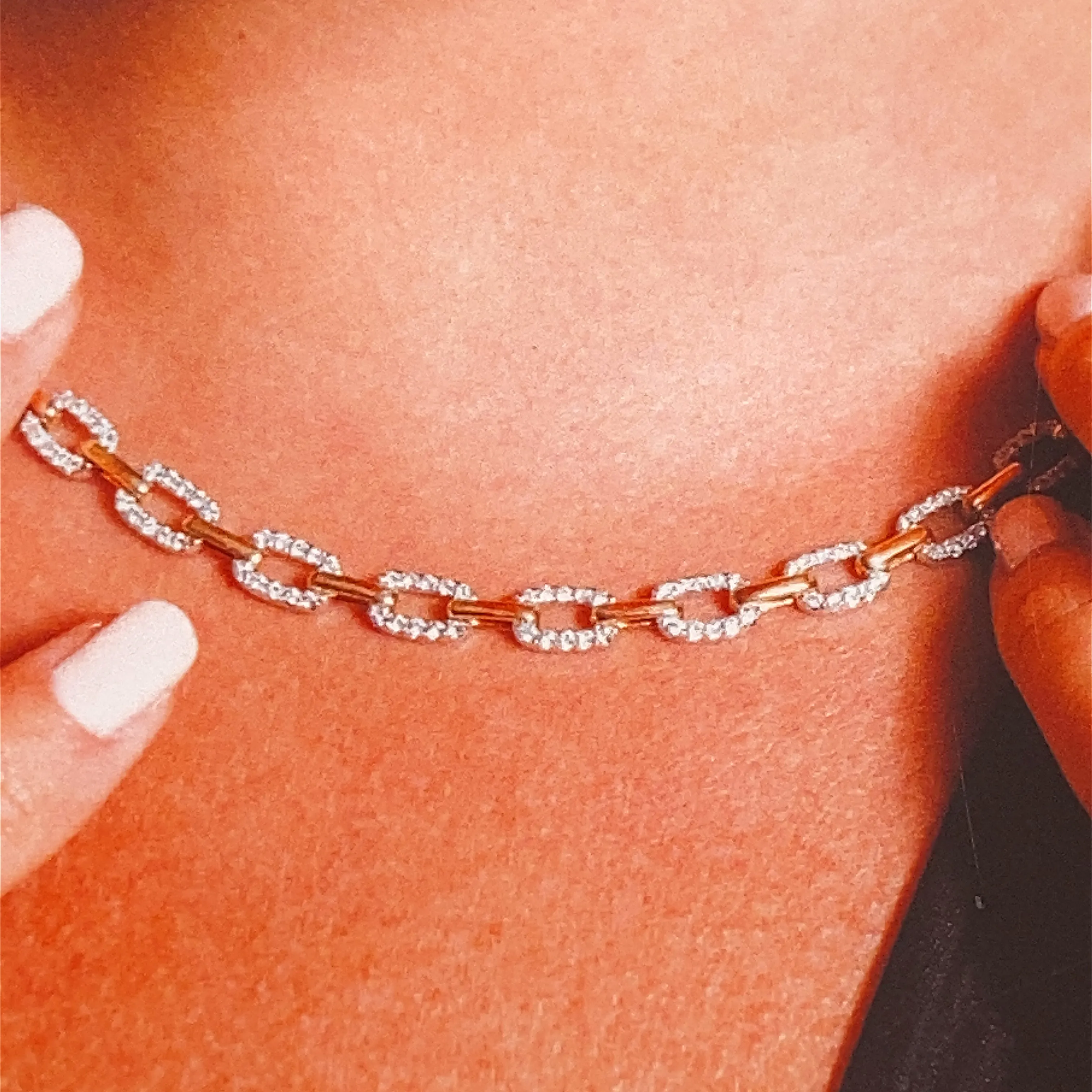 Diamond Link Necklace