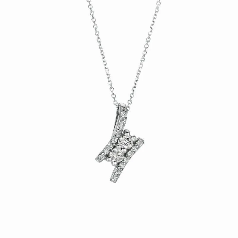 DIAMOND NECKLACE 14K GOLD (0.4 CTW) 2