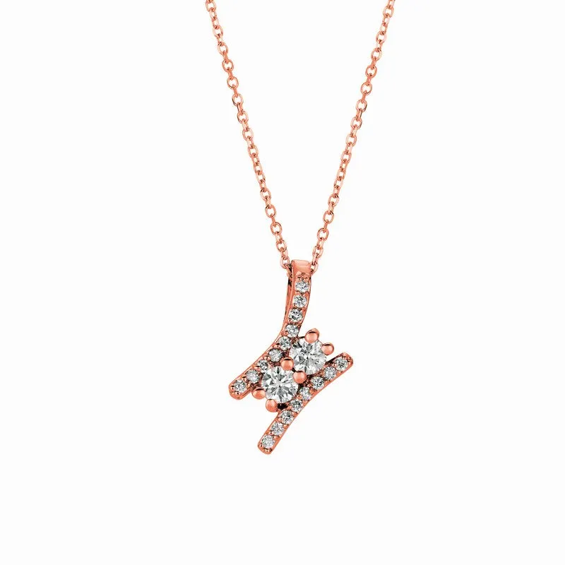 DIAMOND NECKLACE 14K GOLD (0.75 CTW) 2