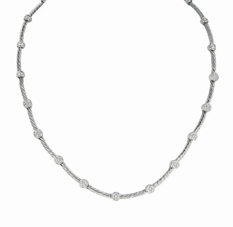 DIAMOND NECKLACE 14K GOLD (0.76 CTW)