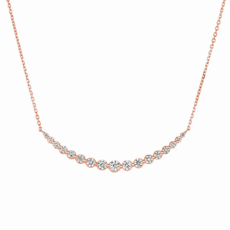 DIAMOND NECKLACE 14K GOLD (1.35 CTW)