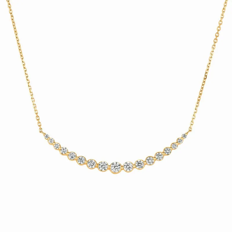 DIAMOND NECKLACE 14K GOLD (1.35 CTW)
