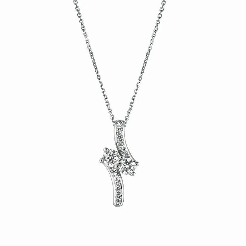 DIAMOND NECKLACE 14K GOLD (1.5 CTW) 2