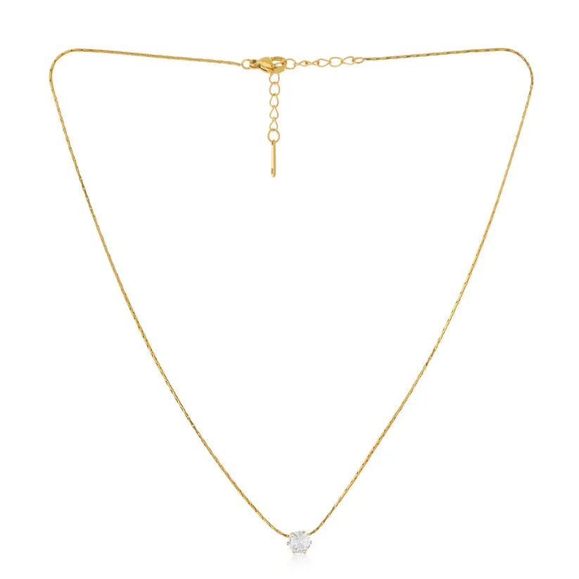 Diamond Necklace   2 x Pair of Diamond Hoops Combo