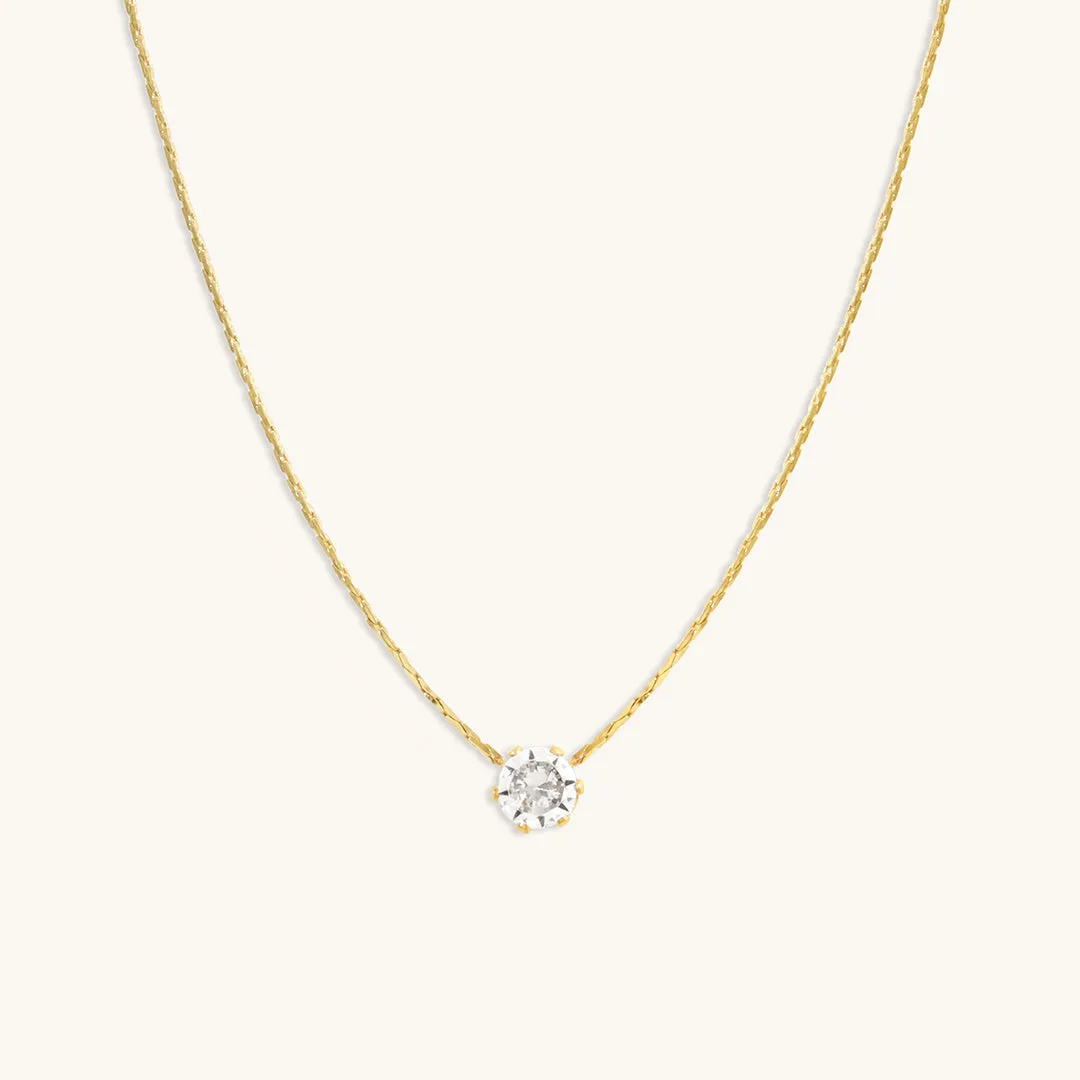 Diamond Necklace NLCP105G Gold Plated   Jade Heart Necklace Gold Plated Combo
