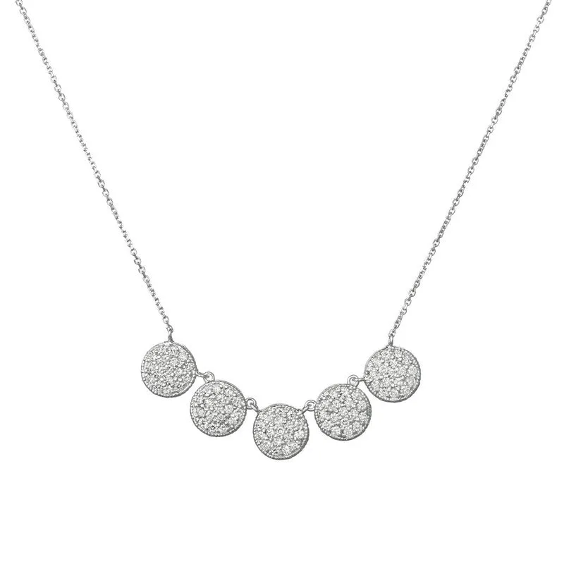 DIAMOND ROUND NECKLACE 14K GOLD (1.75 CTW)