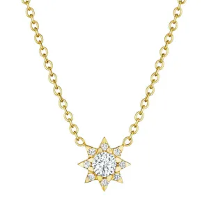 DIAMOND SUN NECKLACE