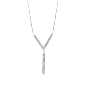 DIAMOND Y NECKLACE 14K GOLD (0.65 CTW)