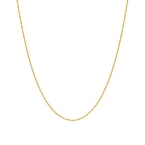 Double Cable Link Chain Necklace 14K