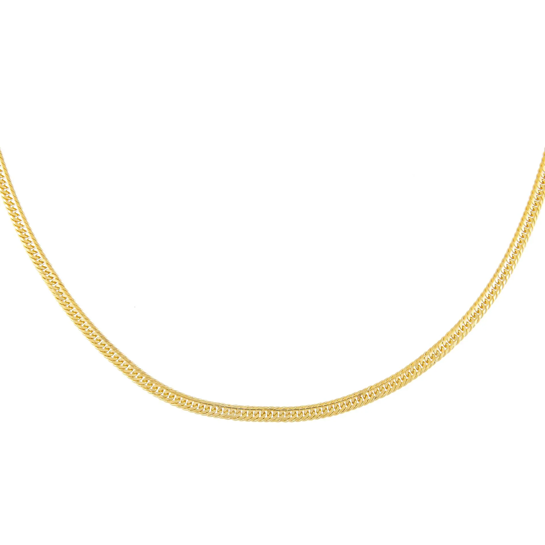 Double Curb Chain Link Necklace