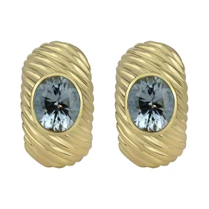 Earrings- Blue Topaz (1077J)