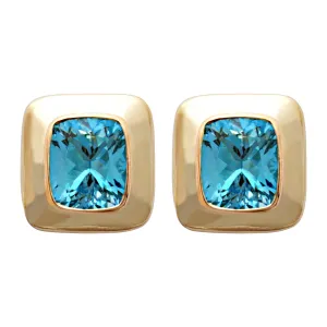 Earrings- Blue Topaz