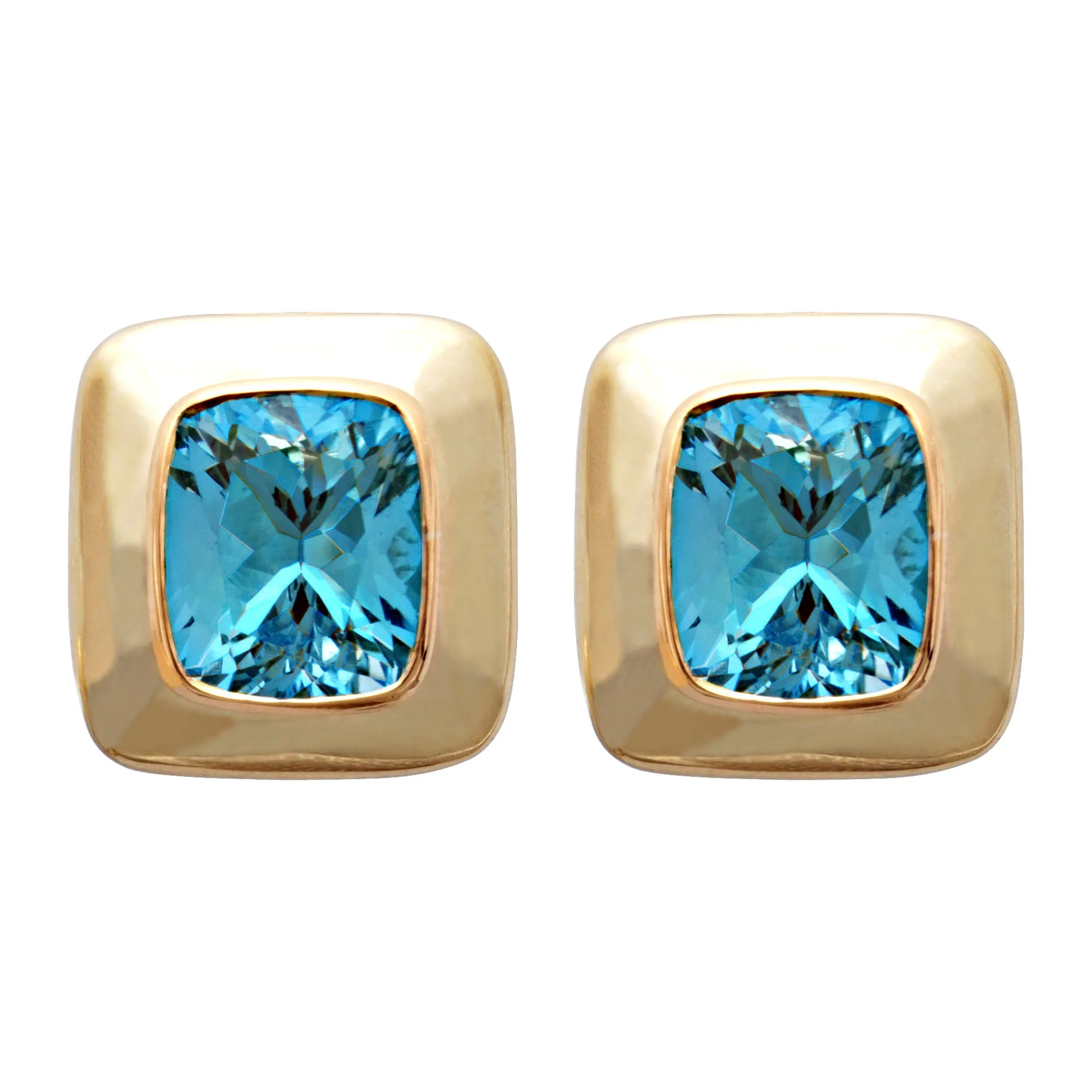 Earrings- Blue Topaz