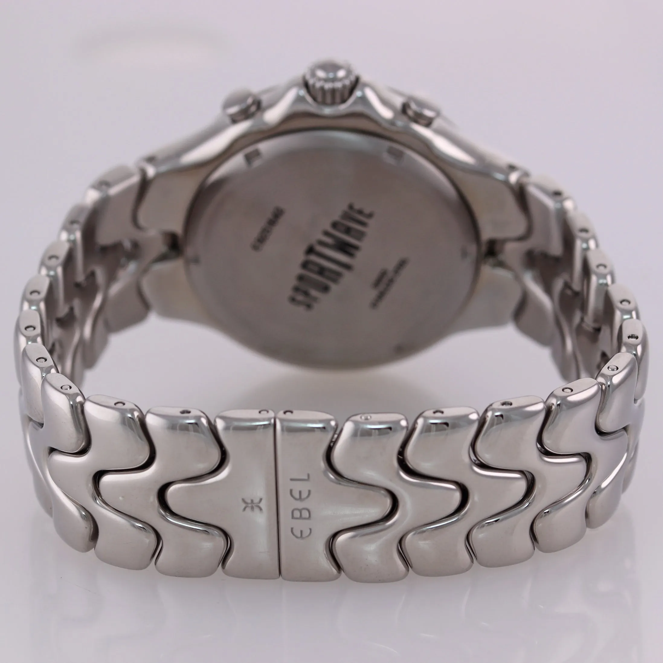 Ebel Sportwave Quartz Date Chronograph 9251642 Stainless Steel 40mm Watch