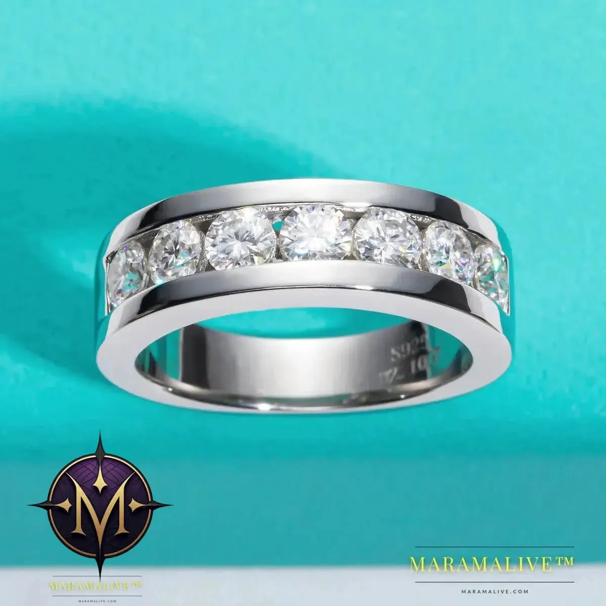 Elegant Moissanite Wedding Bands & Engagement Rings Men & Women