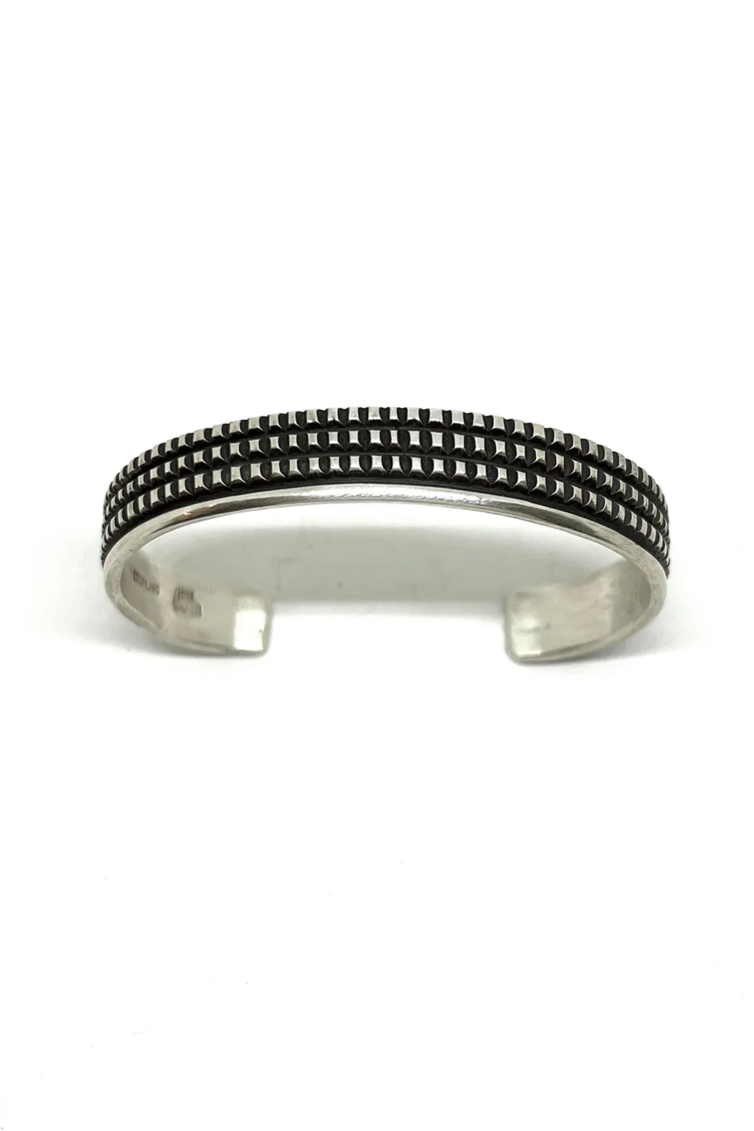 Elvira Bill Oxidized Sterling Silver Cuff Bracelet