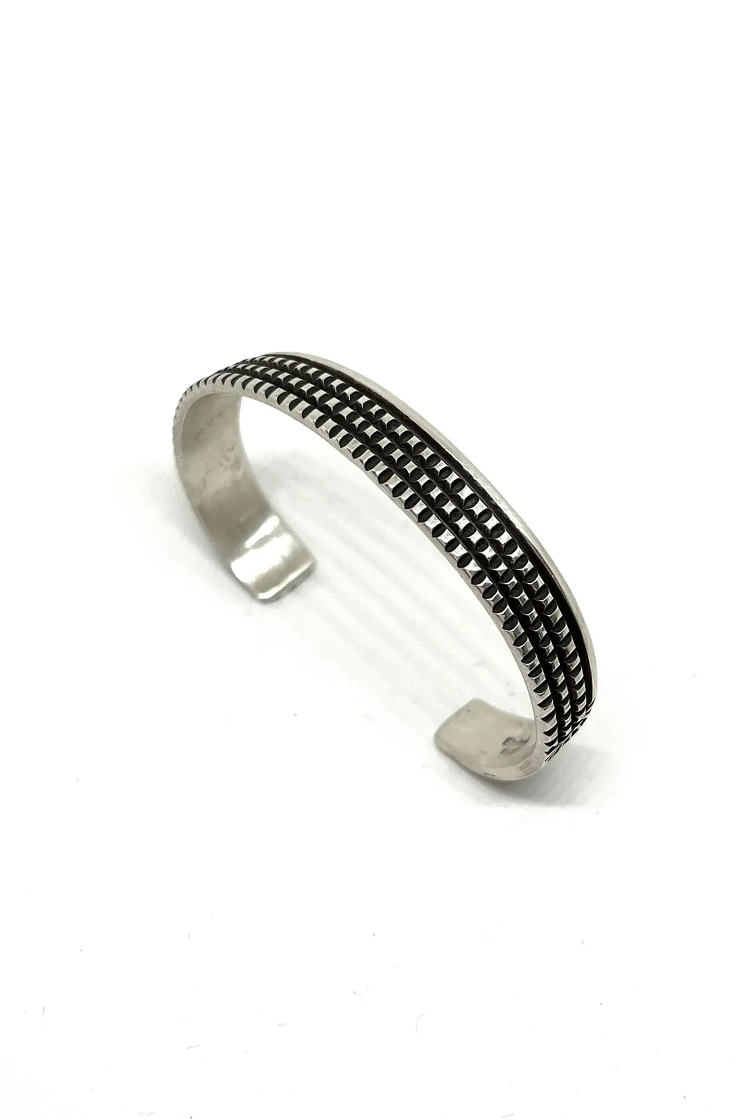 Elvira Bill Oxidized Sterling Silver Cuff Bracelet