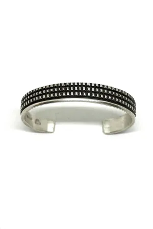 Elvira Bill Oxidized Sterling Silver Cuff Bracelet