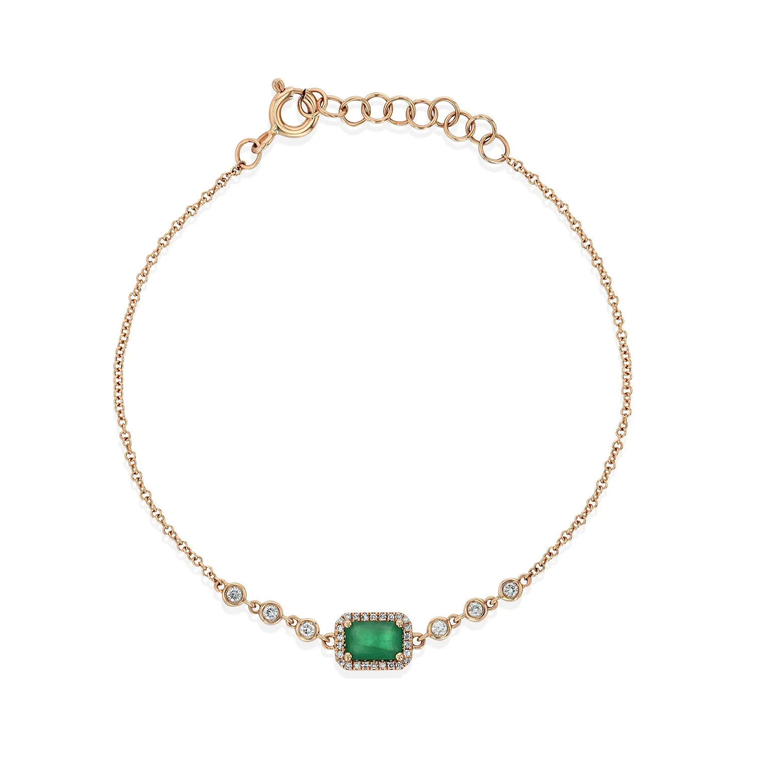 Emerald Diamond Bracelet