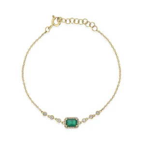 Emerald Diamond Bracelet
