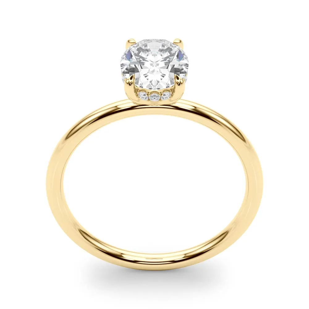 Engagement Ring Oval Cut Center - TN51157-E