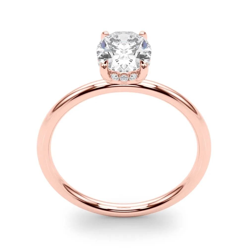 Engagement Ring Oval Cut Center - TN51157-E