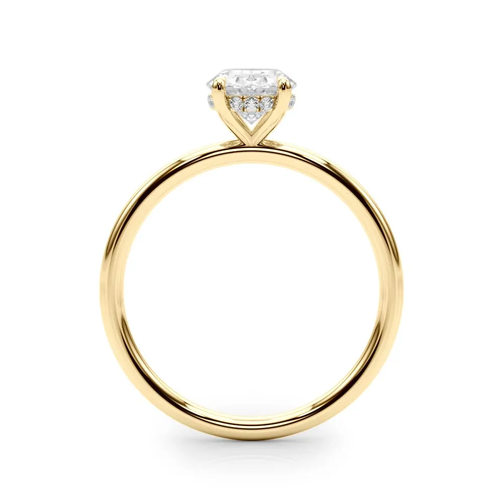 Engagement Ring Oval Cut Center - TN51157-E