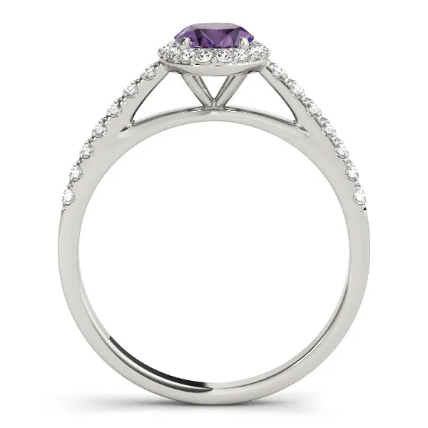 Engagement Rings Halo Oval - TN50917-E